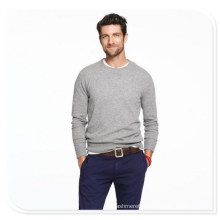 Men′s Cashmere Sweater Long-Sleeved Round Collar Pure Cashmere Knitting Sweater